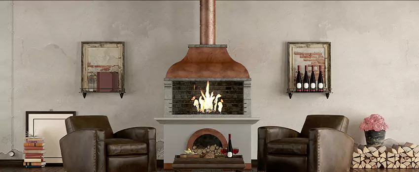 Thelin Hearth Products Providence Pellet Insert Fireplace Installation in Mission Viejo, CA
