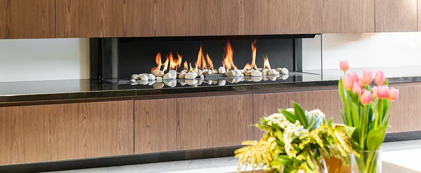 Double-height Fireplace Design Refurbishment in Mission Viejo, California