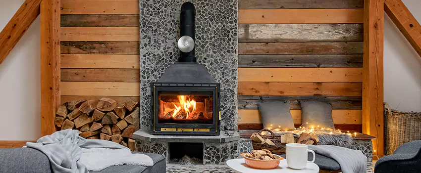 Thelin Hearth Products Direct Vent Gas Stove Fireplace Inspection in Mission Viejo, California